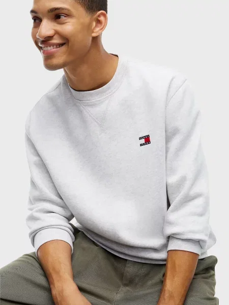 Світшот Tommy Jeans сірий