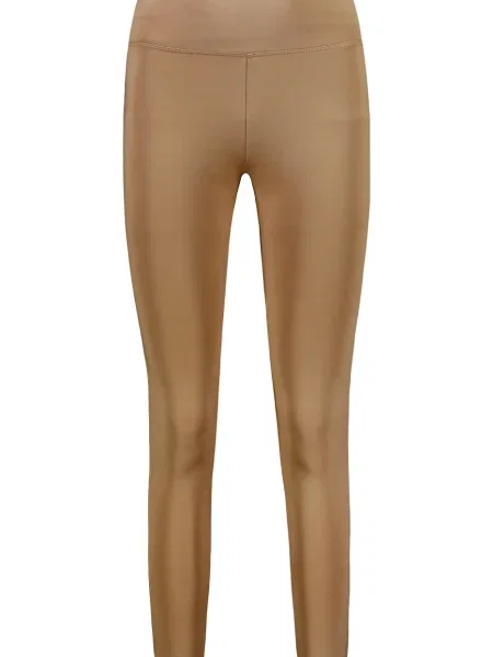 Legginsy Trendyol brązowe