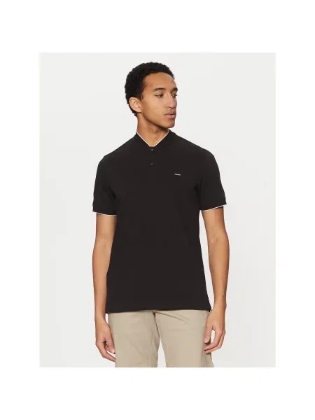Calvin Klein Polo marškinėliai Regular Fit juoda