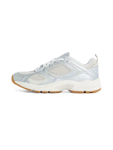 Tommy Jeans Laisvalaikio batai Metallic Žydra smėlinė