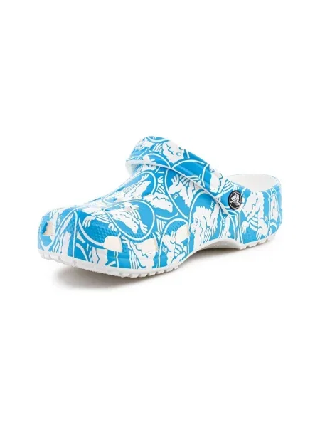 Pantofi Crocs cu imagine clasici albastru