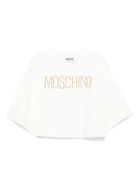 Koszulka dziecięca Moschino biała