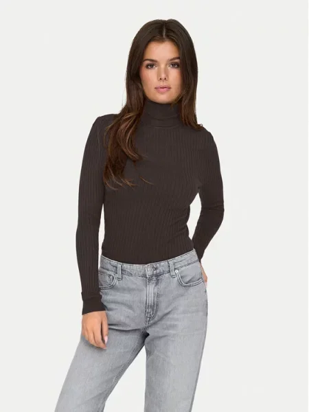 ONLY Dolčevita Karol Slim Fit smeđa