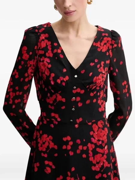 Rochie mini Morgan cu imagine negru