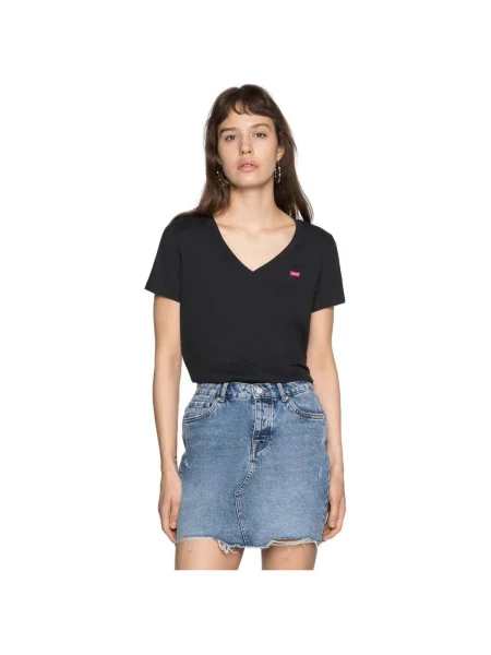 LEVI'S Tričko / biela / ohnivo červená čierna