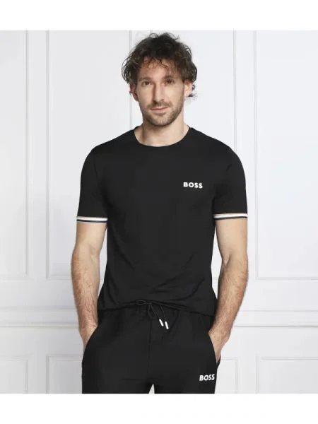 BOSS GREEN Tricou Tee MB 2 negru