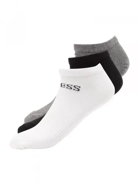 GUESS Șosete gri amestecat / negru alb