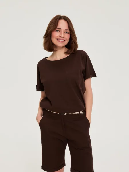 Tricou Marisse maro