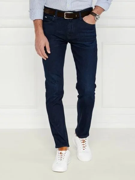 BOSS BLACK Blugi Delaware negru