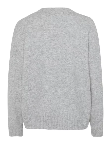 VERO MODA Pulover VMBoom deschis gri