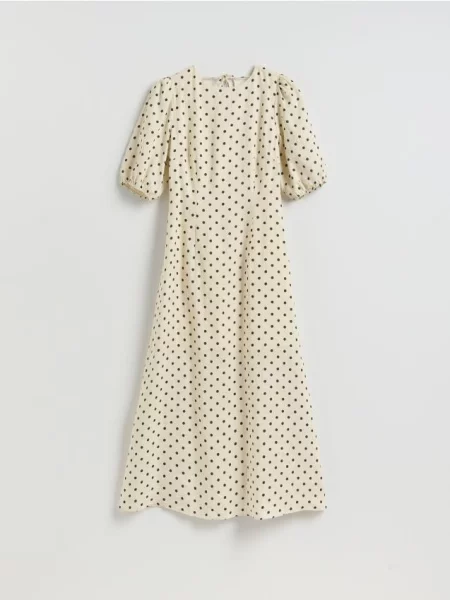 Reserved Rochie din in multicolor