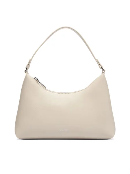 Calvin Klein Τσάντα Foil Logo Small Shoulder Bag Κρεμ
