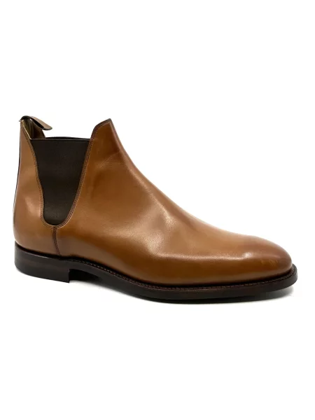 Sztyblety Crockett & Jones skórzane brązowe
