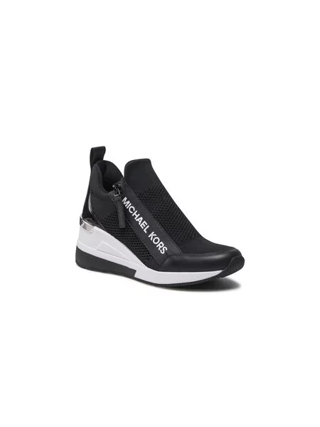 Laisvalaikio batai MICHAEL Michael Kors Willis Wedge Trainer juoda