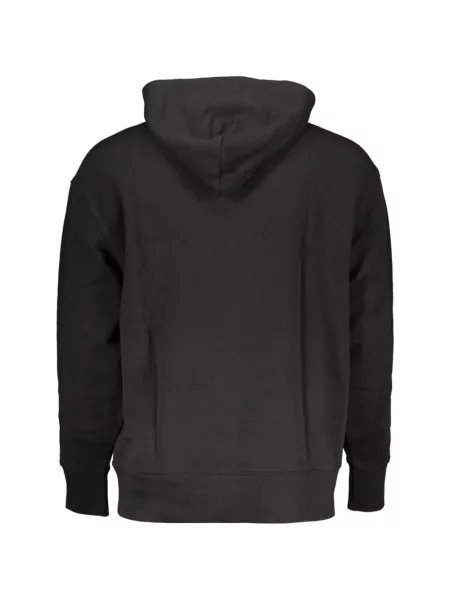 Hanorac cu glugă Tommy Hilfiger cu autograf negru