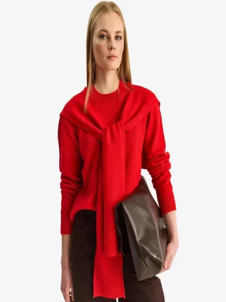 Bianco Lucci Pulover Pullover' crvena