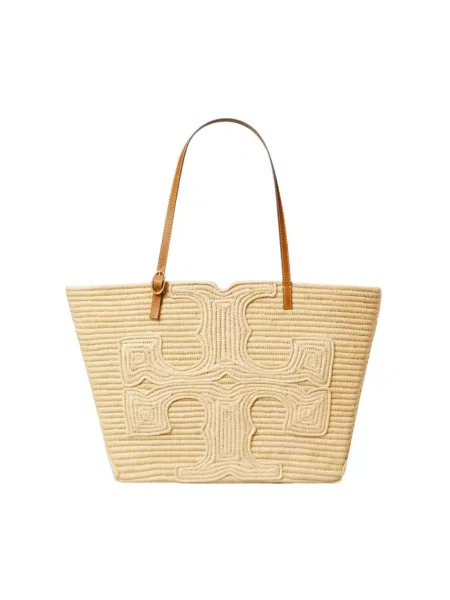 Shopperka Tory Burch beżowa