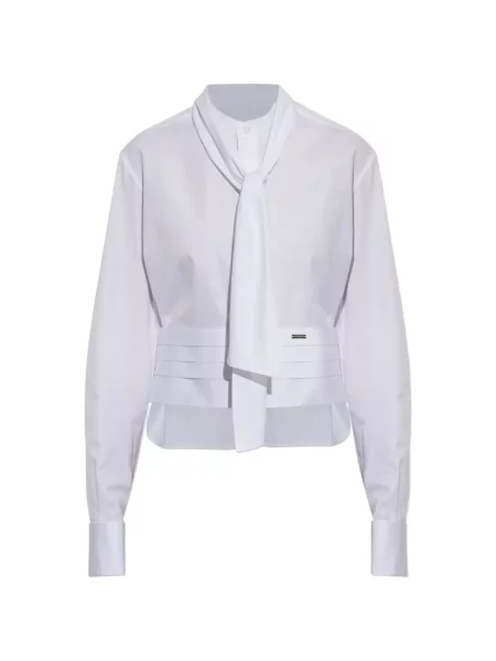 Cămașă Dsquared2 cu legături alb