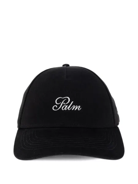 Șapcă Palm Angels cu autograf negru