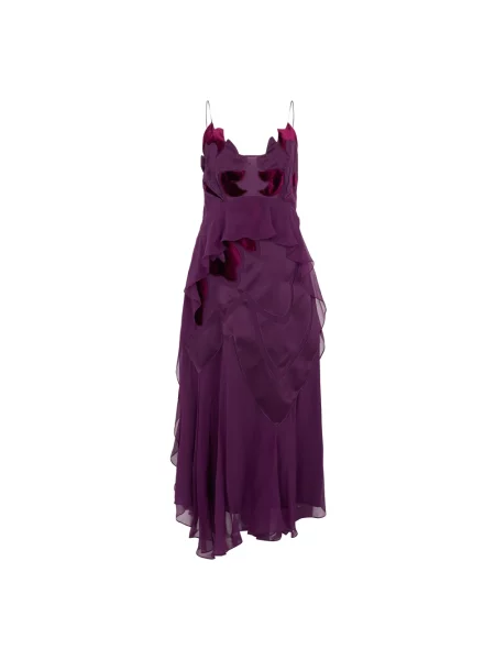 Sukienka Alberta Ferretti fioletowa