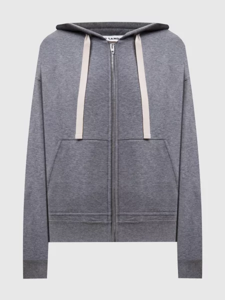 Утепленная куртка Jil Sander серая