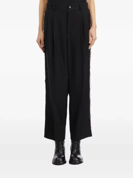 Pantaloni Comme Des Garçons reflectorizante negru
