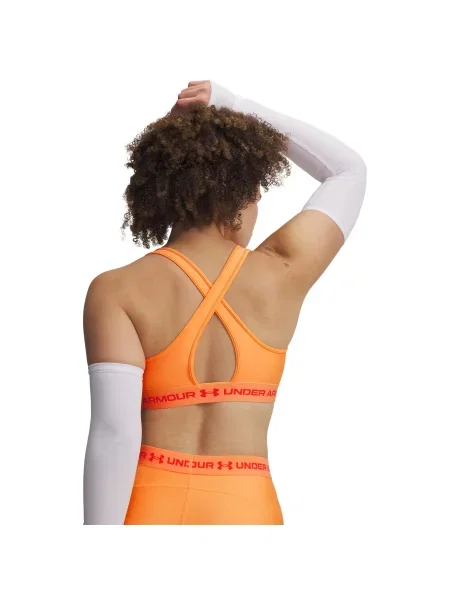 Under Armour Damen Sport BH Crossback Mid Bra czarny