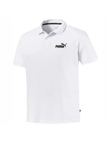 Koszulka polo 02 z krótkim rękawem biała