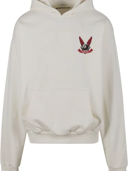 MJ Gonzales Mikina Black Ball Syndicate tmavě červená offwhite černá