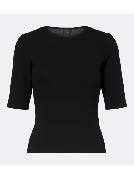 Tricou Leset din jerseu negru