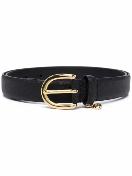 Curea Lauren Ralph Lauren din piele negru