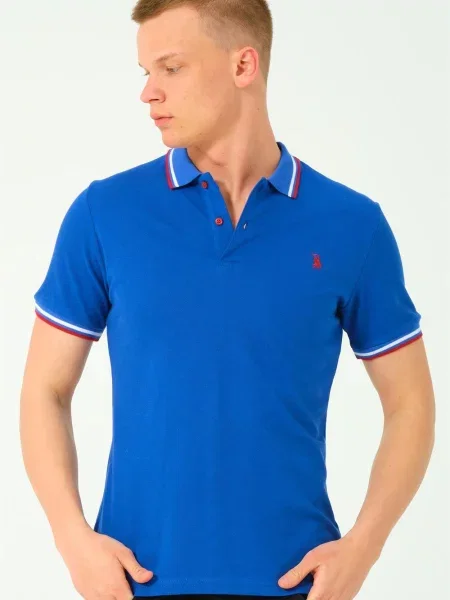 Tricou polo Dewberry albastru