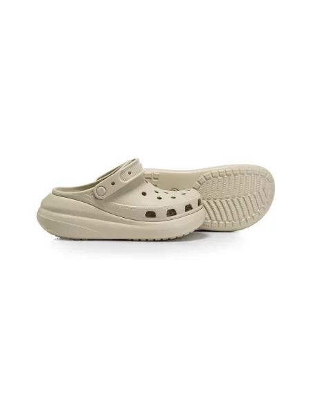 Klasické pantofle Crocs béžové