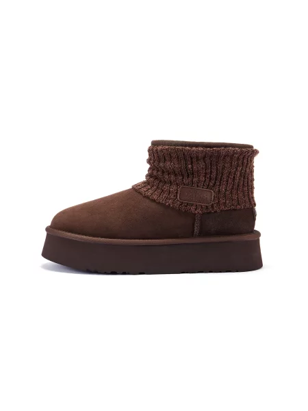 Australia Luxe Collective Nízké kozačky FAME ULTRA čokoládová