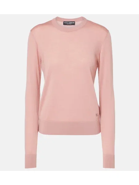 Pulover Dolce&gabbana de lână roz
