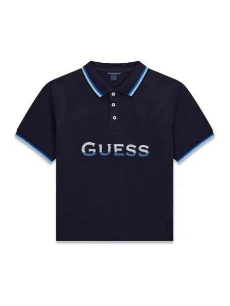 Guess Tricou polo Bleumarin