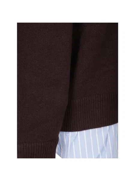 Sweter Acne Studios wełniany brązowy