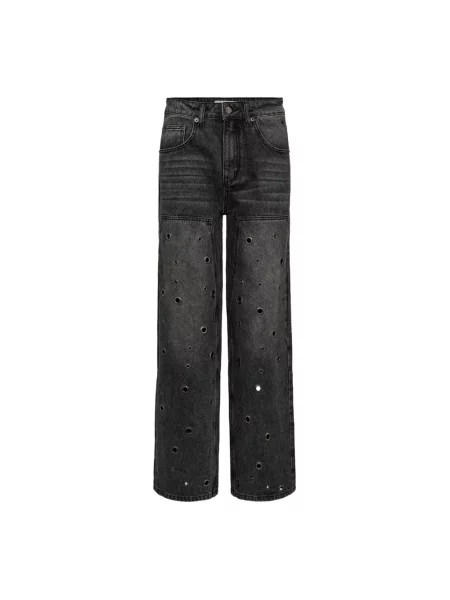 Szerokie jeansy Haute L'amitié czarne