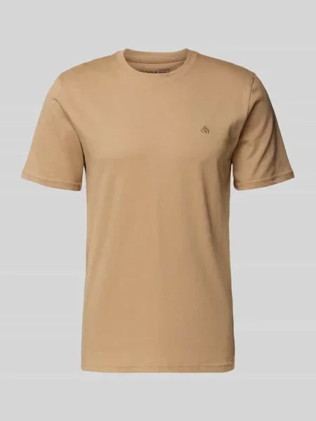 T-shirt z wyhaftowanym logo Scotch & Soda