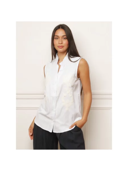 Top La Modeuse albastru