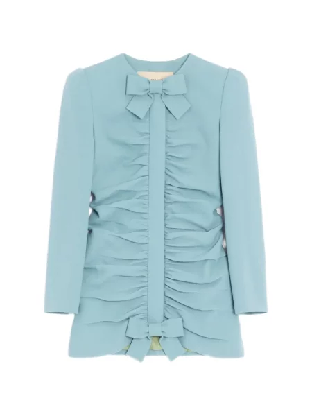 Вълнено яке Valentino Garavani синьо