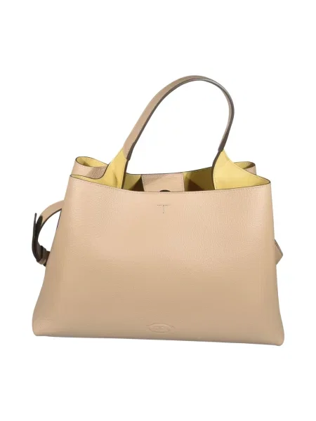 Top Tod's skórzany beżowy