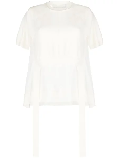 Dzianinowy przezroczysty top 3.1 Phillip Lim biały