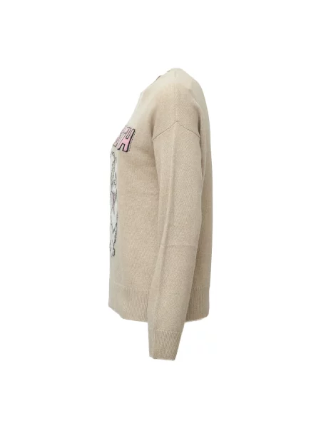 Sweter Mc2 Saint Barth wełniany beżowy