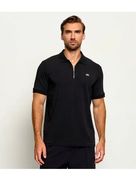 Tricou polo Karl Lagerfeld negru