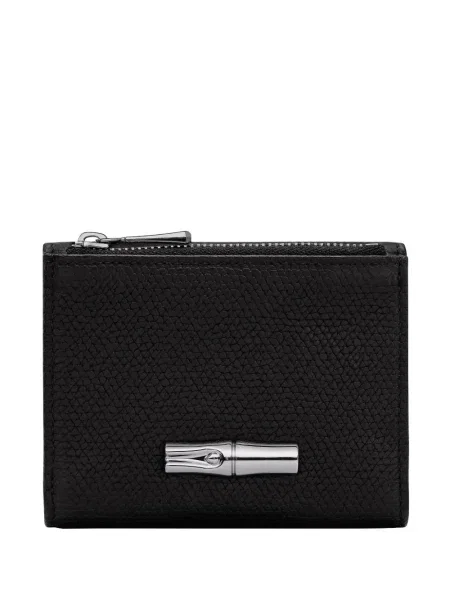 Portofel Longchamp din piele negru