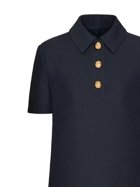 Rochie mini Valentino Garavani din crep albastru