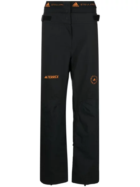 Pantaloni Adidas By Stella Mccartney cu broderie negru