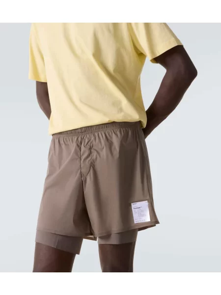 Pantaloni scurți de sport Satisfy gri