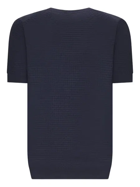 Tricou Goes Botanical tricotate albastru